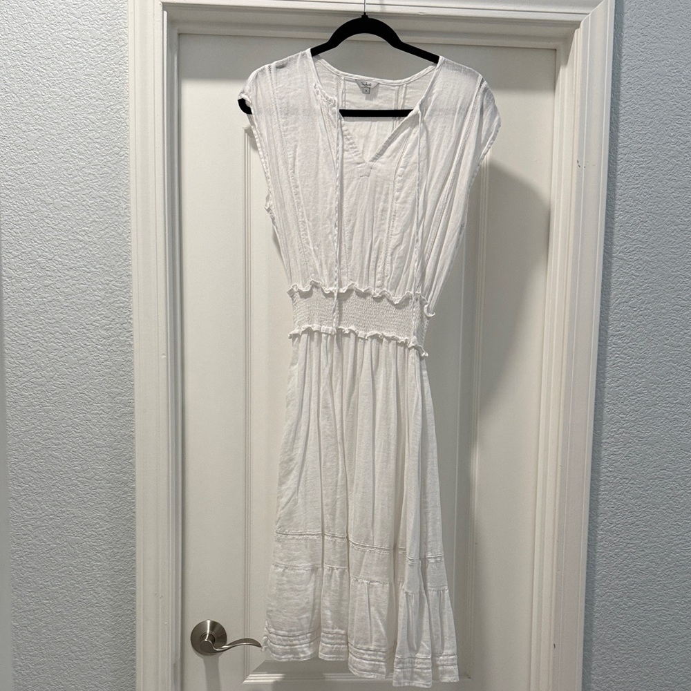 Rails White Midi Dress